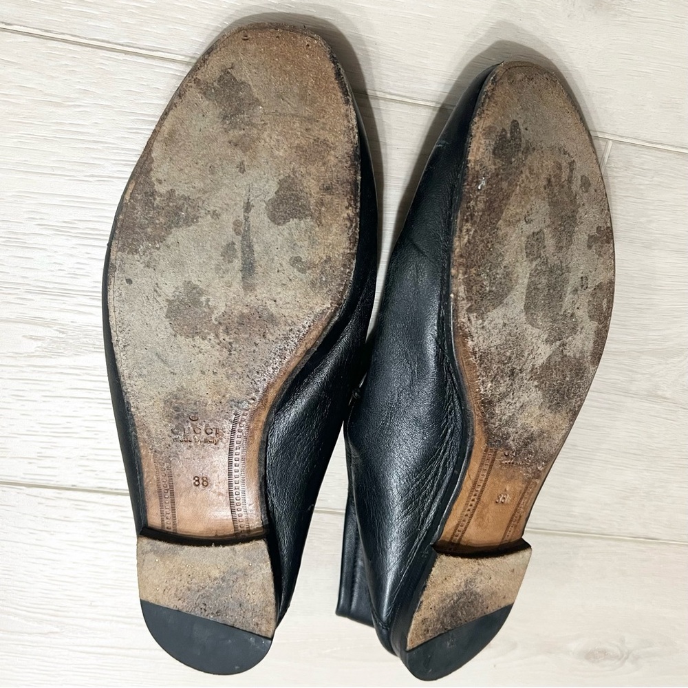 Gucci Brixton Leather Horsebit Loafers | EU 38 - Picture 3 of 5